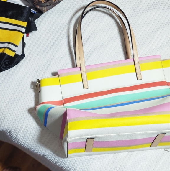 KATE SPADE EUC XXL MULTICOLOR DIAPER BAG PURSE TOTE - Picture 7 of 8